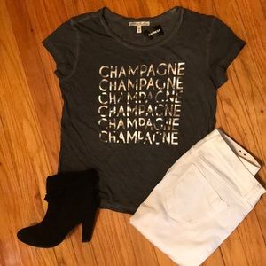 NWT CHAMPAGNE Teeshirt 🍾